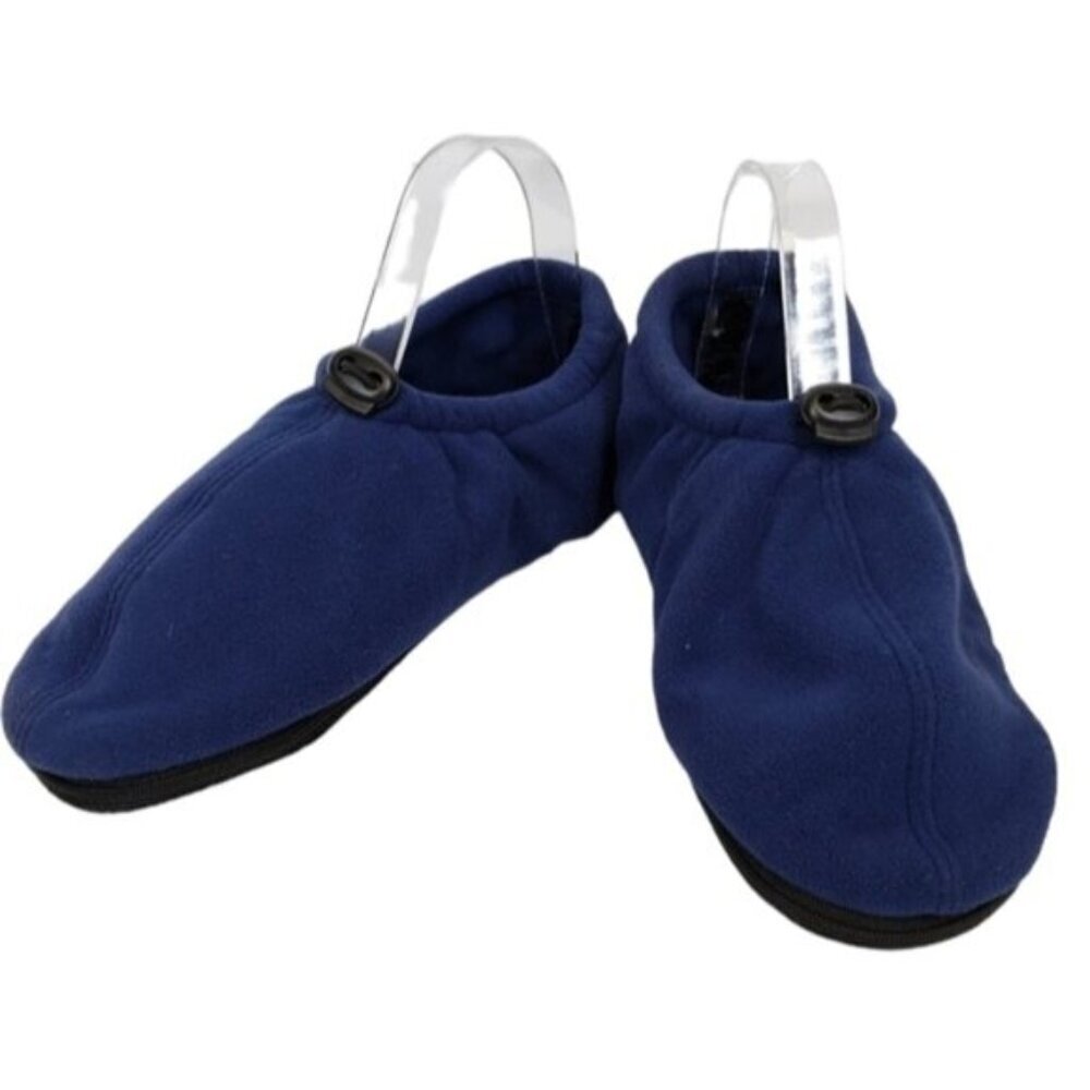 Magic Bag Slippers Microwave  Size Medium Blue Unisex